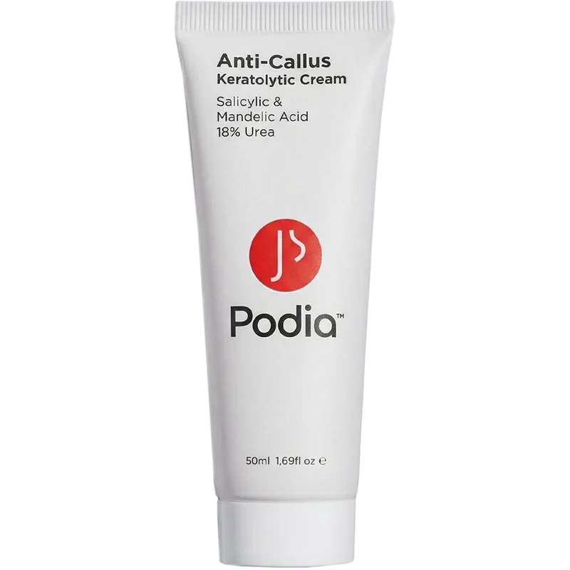 Podia Anti-Callus Keratolytic Cream Κερατολυτική Κρέμα για Κάλους & Σκληρύνσεις με Σαλικυλικό & Μανδελικό Οξύ 18% Ουρία 50ml