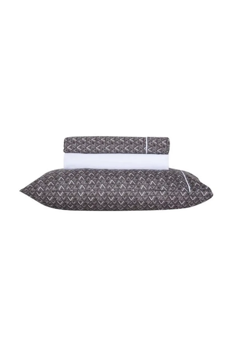 Σετ Σεντόνια Υπέρδιπλα Aston Nef Nef 270x240x0cm Μαύρο