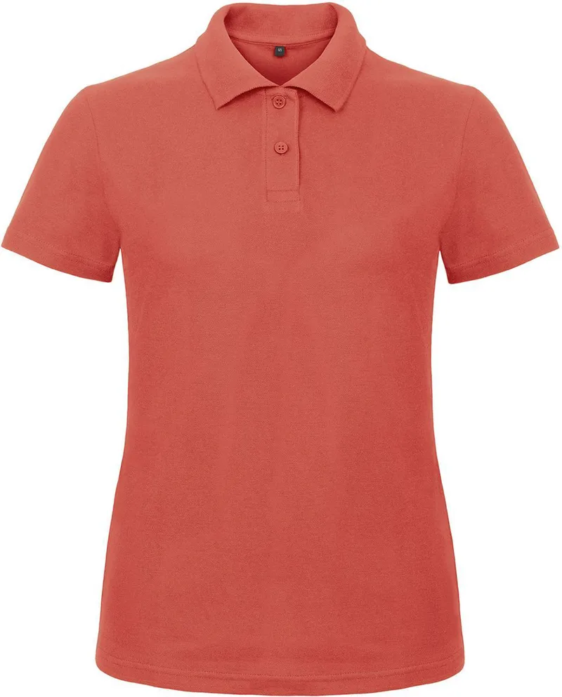 Γυναικείο Μπλουζάκι Pique Polo Shirt B & C ID.001 Women Pixel Coral