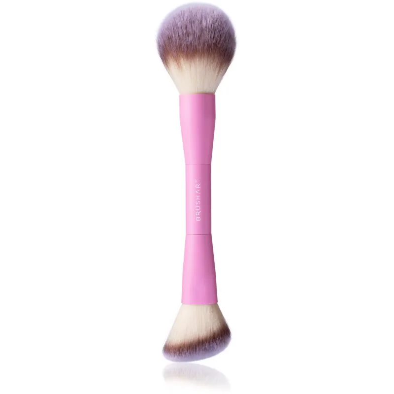 BrushArt Double Duty Blush & Powder brush πινέλο για ρουζ και πούδρα διπλής όψης 1 τμχ
