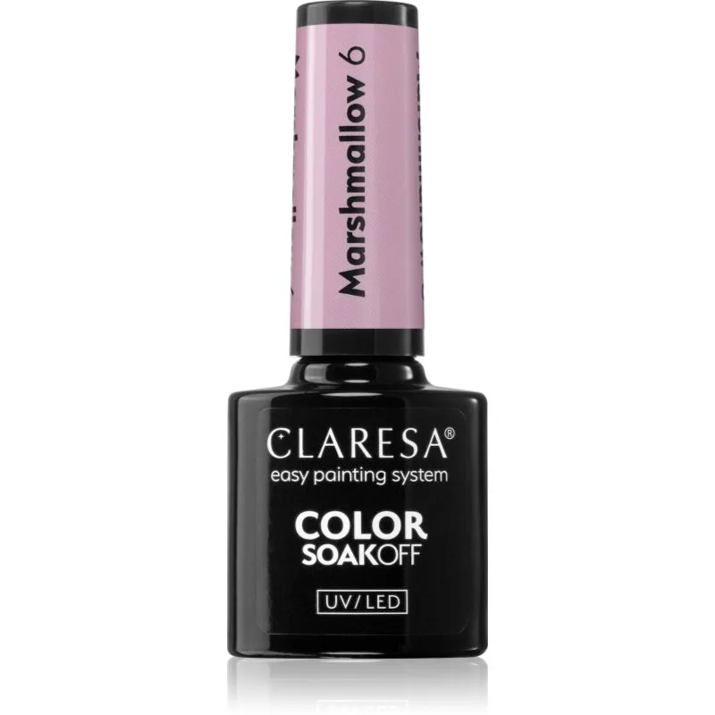 Claresa SoakOff UV/LED Color Marshmallow τζελ βερνίκι νυχιών απόχρωση 6 5 γρ