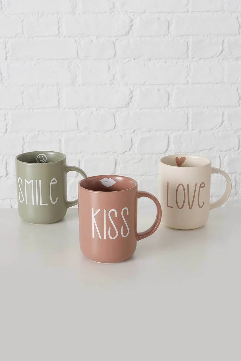 DOMUS HOMUS κεραμική κούπα "Lovina" 420 ml - 20-26-983