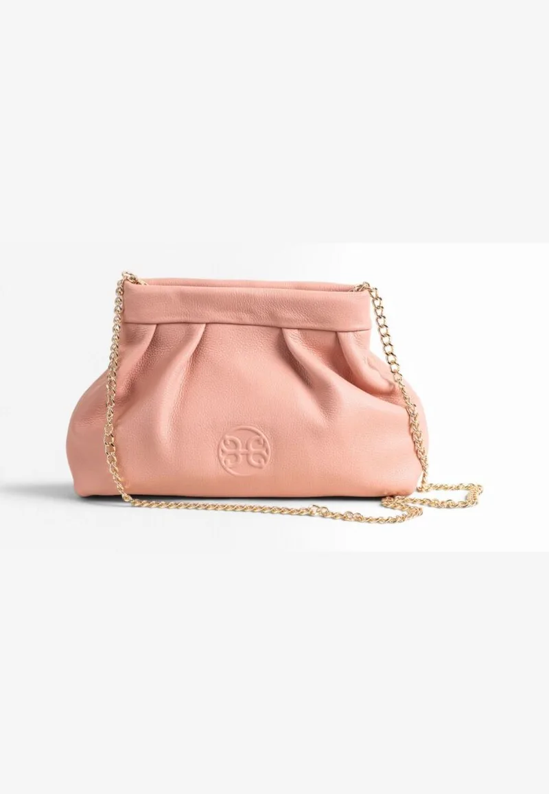 Bonendis Kiss Bag Ροζ Leather Ρόζ