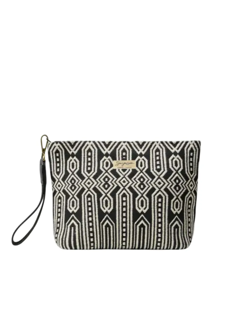 ΓΥΝΑΙΚΕΙΑ ΤΣΑΝΤΑ SEA YOU SOON SIMONETA CLUTCH ΜΑΥΡΟ
