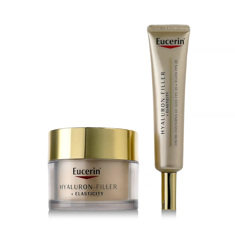 Eucerin Hyaluron-Filler + Elasticity Day Cream SPF 30 50 ml + Eye Contour SPF 20 15 ml 1 pcs