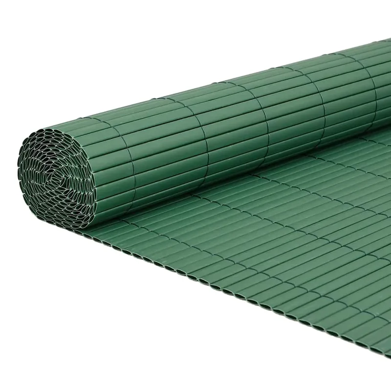 vidaXL Φράχτης Κήπου Διπλής Όψης Πράσινος 1,8x5 μ. PVC