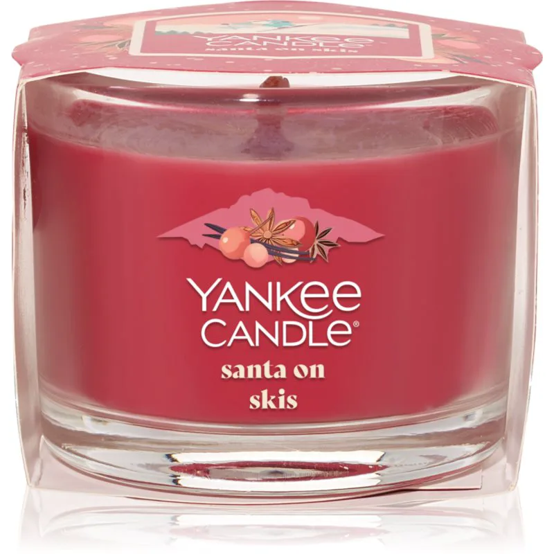Yankee Candle Santa On Skis αναθηματικό κερί glass 37 γρ