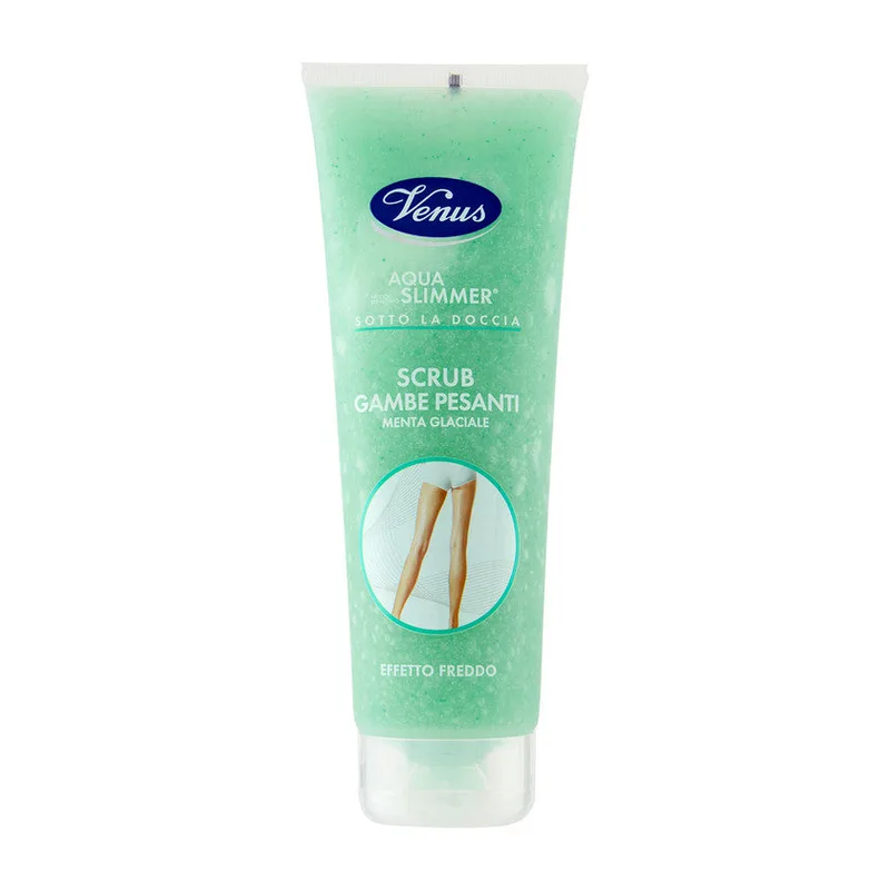 Venus Aqua Slimmer In-Shower Scrub for Heavy Legs Glacial Mint 250 ml