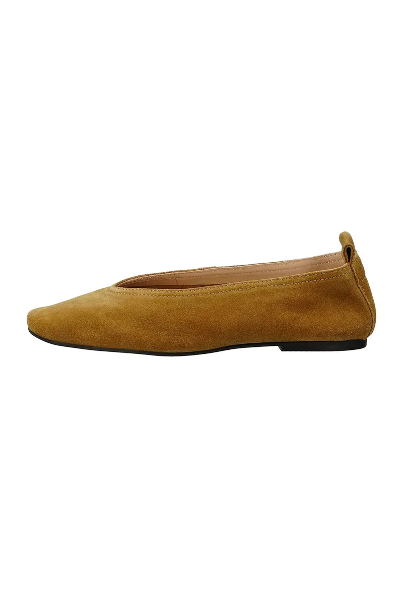 Gant γυναικείες suede μπαλαρίνες "Chadii" - 32513291 Καμηλό