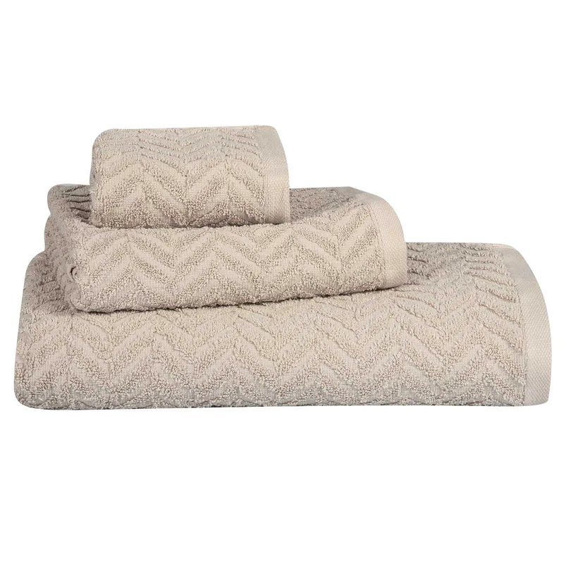 Greenwich polo club σετ πετσετεσ 3 τεμαχιων cozy 4094 light taupe