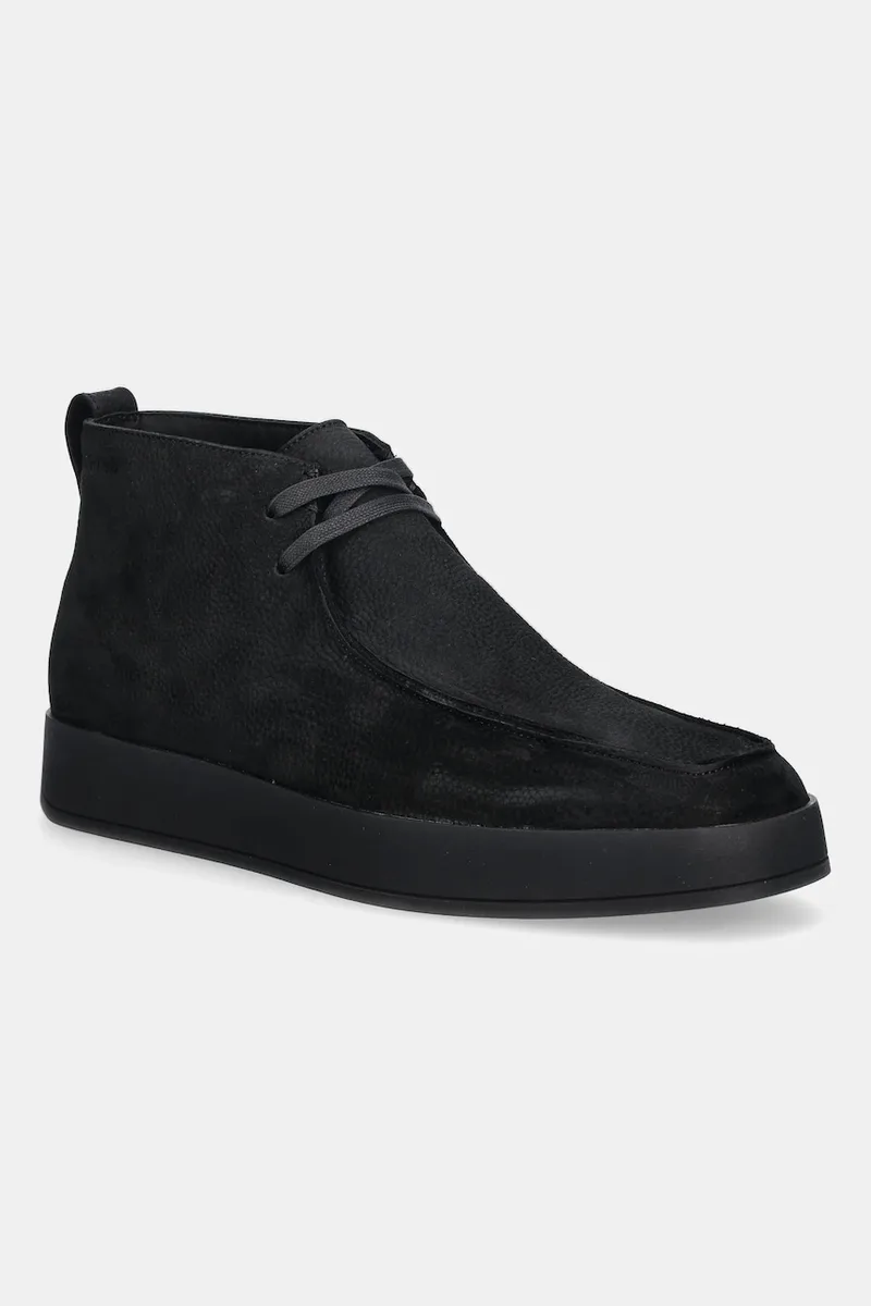 Δερμάτινα κλειστά παπούτσια Calvin Klein HYBRID CUP APRON BOOT NU W