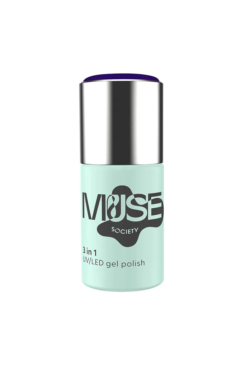 Muse Society Nail Gel Polish Midnight Blue #017 10 ml - P24A017N Midnight Blue #017
