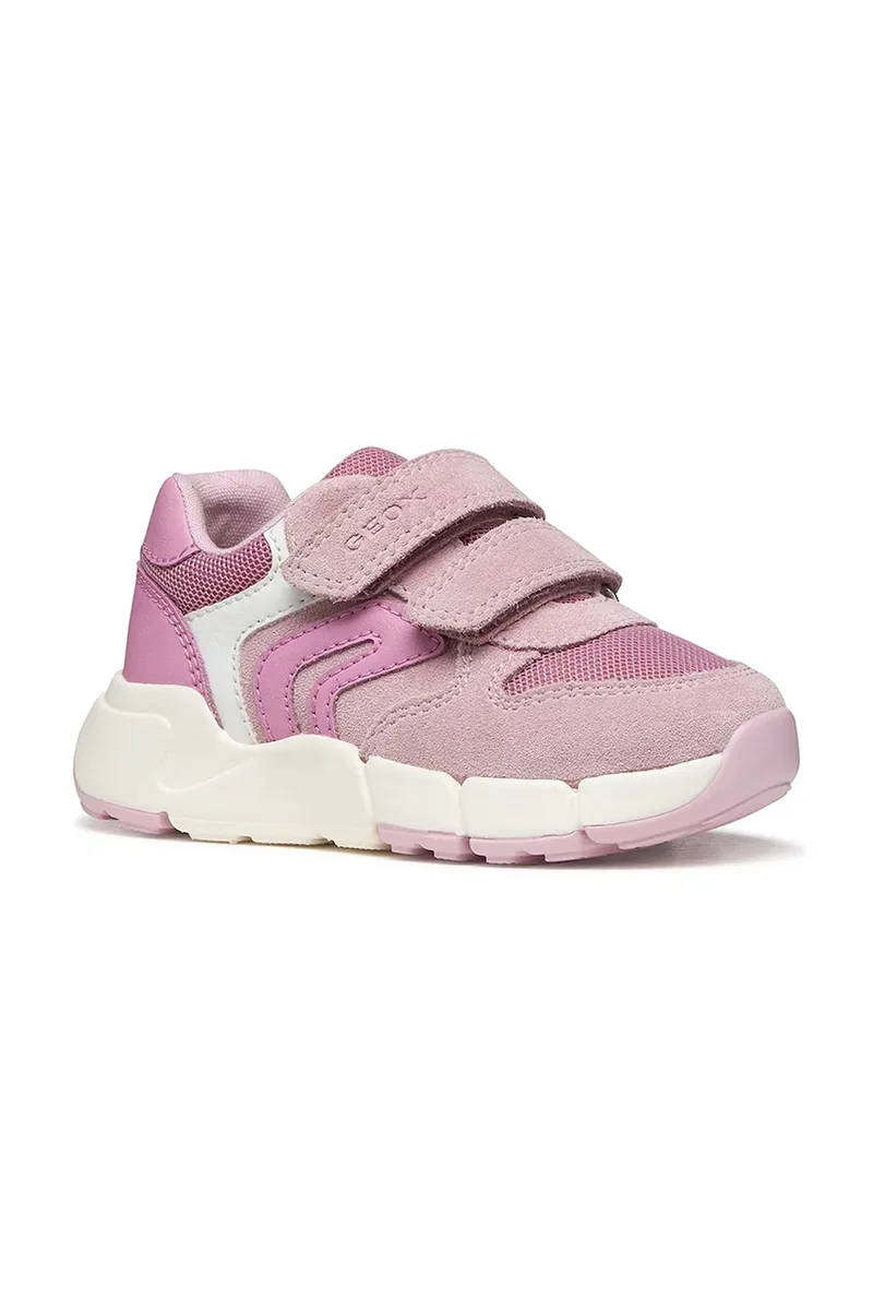 Παιδικά δερμάτινα sneakers Geox FLEXYPER