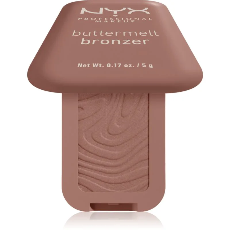 NYX Professional Makeup Buttermelt Bronzer μπρόνζερ απόχρωση 02 All Buttad Up 5 γρ