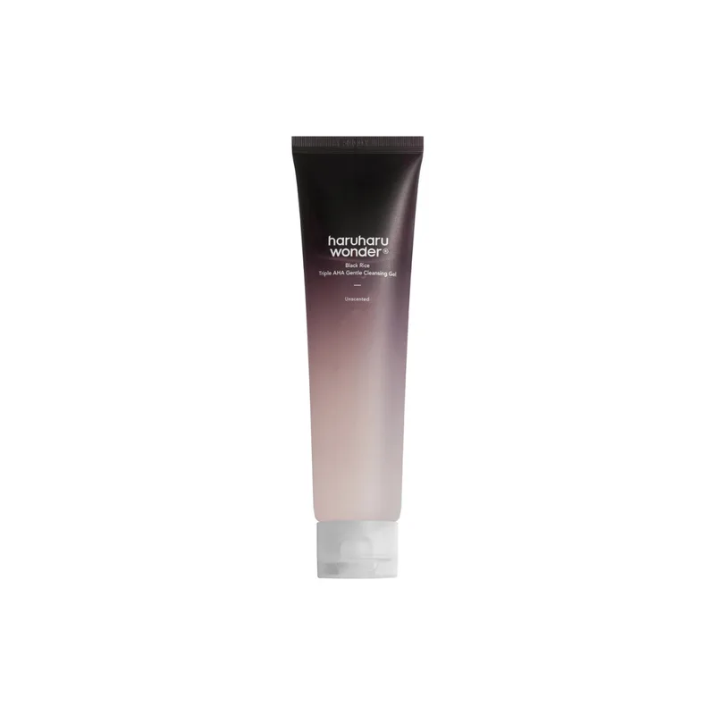 Haruharu WONDER Black Rice Triple AHA Gentle Cleansing Gel (Unscented)