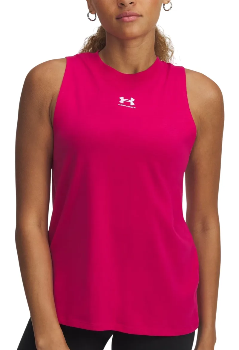 Μπλούζα Αμάνικη Under Armour Off Campus Muscle 1383659-681 Γυναικείο