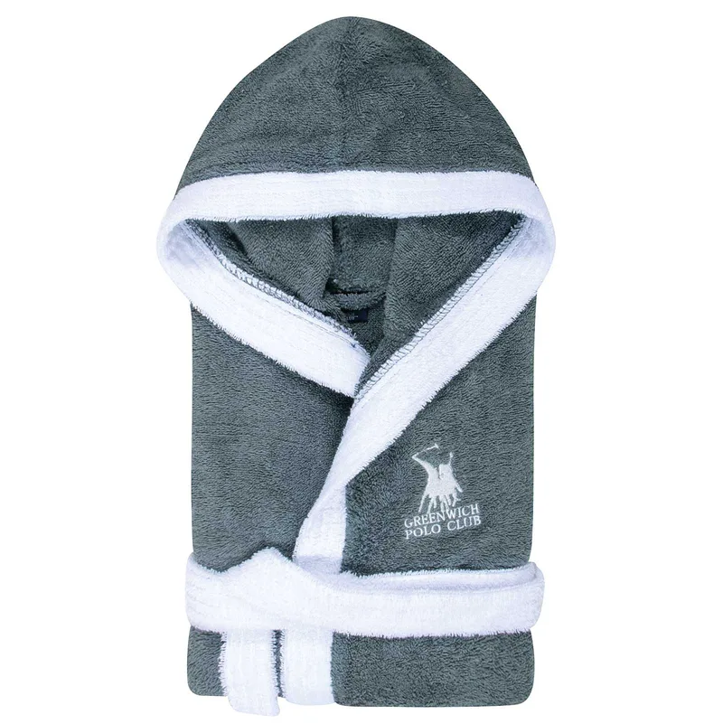 Παιδικό Μπουρνούζι Greenwich Polo Club 8623 Dark Grey No.12