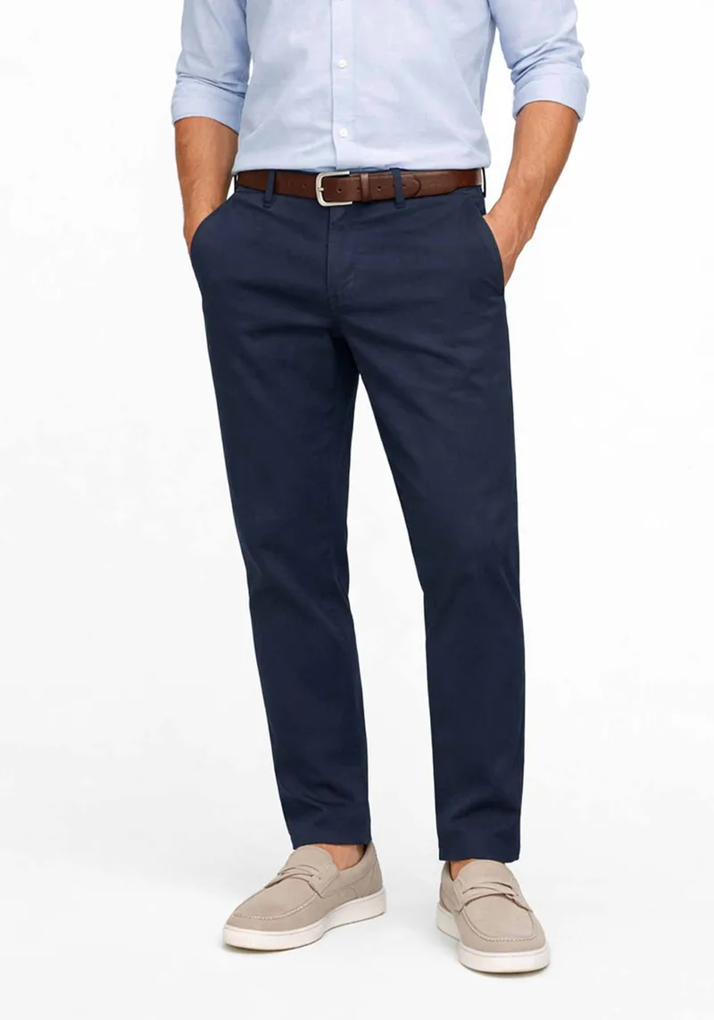 Fynch Hatton Παντελόνι Chino - 1603 2818 688 Dark Navy