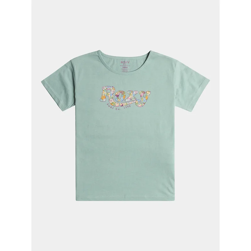 Roxy T-Shirt Day And Night A Tees ERGZT04008 Μπλε Regular Fit