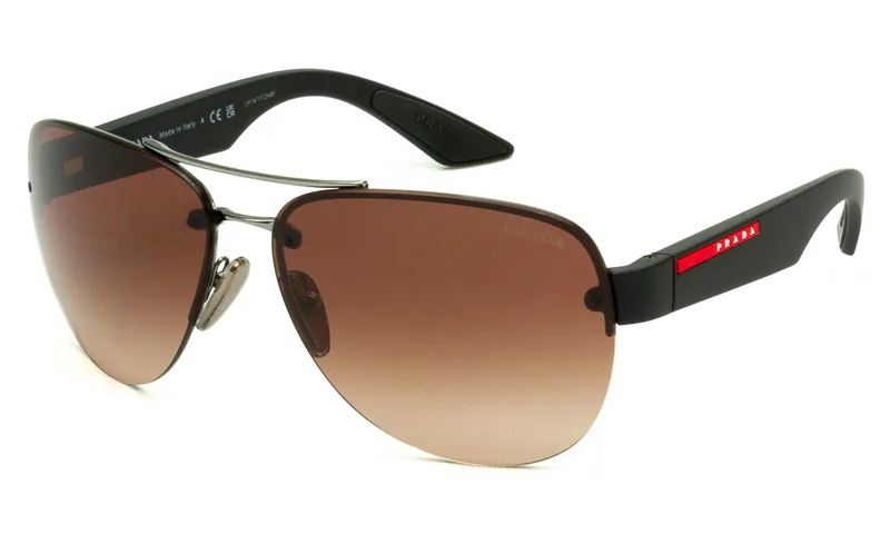 PRADA ΓΥΑΛΙΑ ΗΛΙΟΥ PRADA PS55YS 5AV02P 6414 PS55YS Γκρί