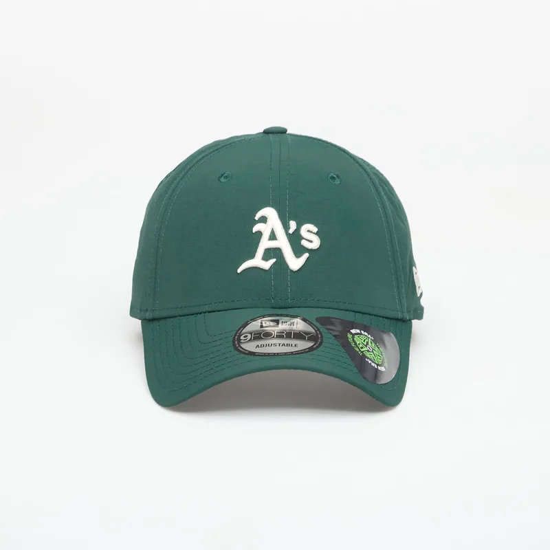 Cap New Era 9FORTY MLB Recycled Midi Oakland Athletics Dark Green/ Light Cream Universal
