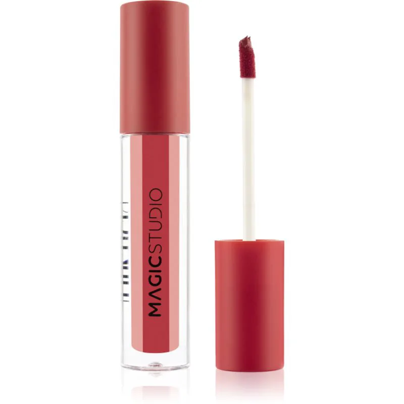 Magic studio Matte Liquid Lipstick υγρό κραγιόν με ματ αποτελέσματα απόχρωση 02 Scarlet 5 γρ