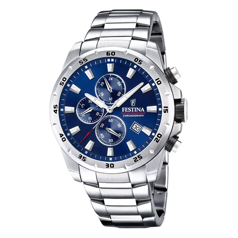 Festina Ρολόι Ανδρικό Stainless Steel Chronograph F20463/2