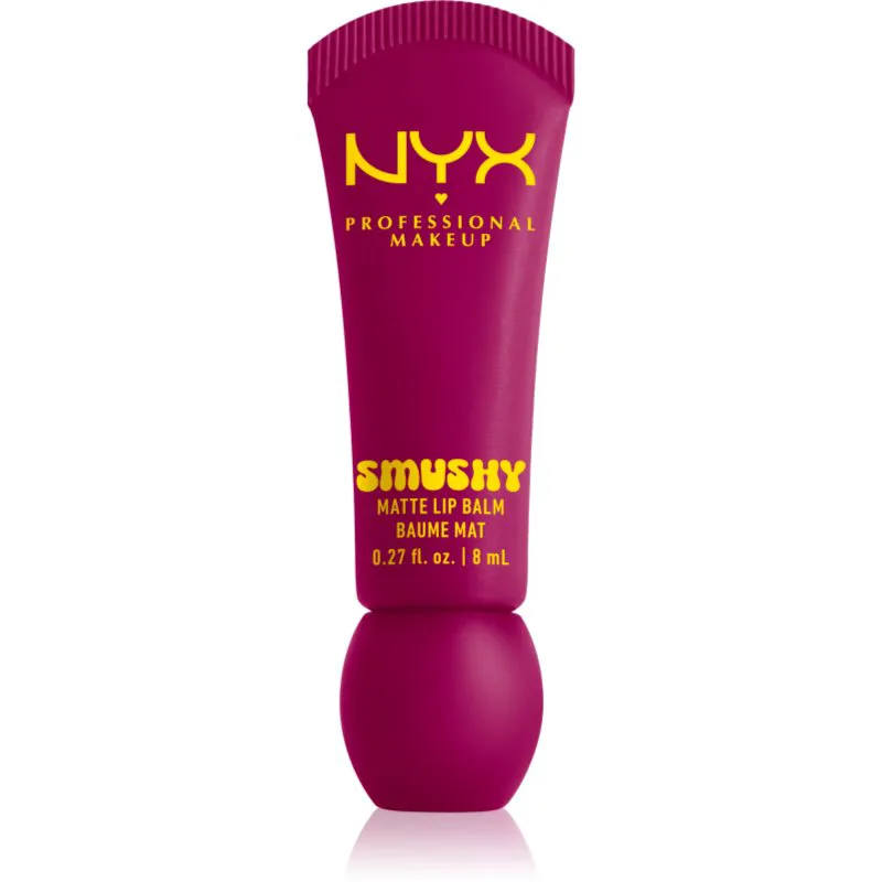 NYX Professional Makeup Smushy Matte Lip Balm Βάλσαμο για χείλη με ματ αποτελέσματα απόχρωση Silly Sippin' 8 ml