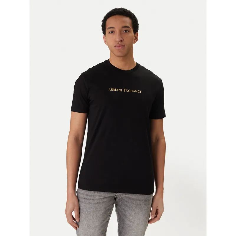 Armani Exchange T-Shirt XM002827 AF12308 UC001 Μαύρο Regular Fit
