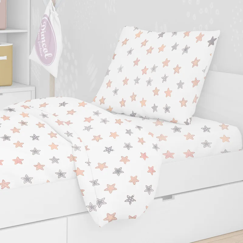 Σεντόνι Μονό Σετ Dimcol Star 103 Grey 160x240