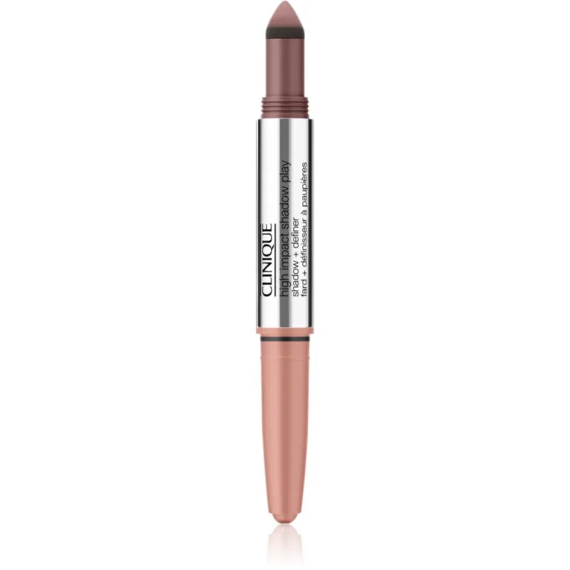 Clinique High Impact™ Shadow Play σκιές ματιών σε μολύβι διπλό απόχρωση Rose +Truffles 1.9 γρ