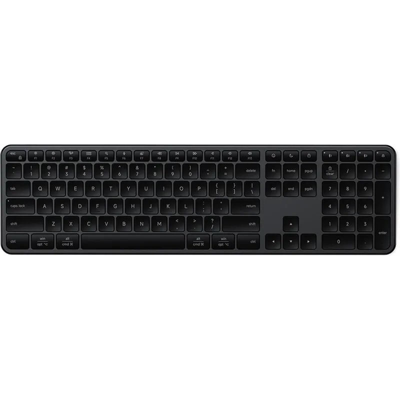 Πληκτρολόγιο Satechi Slim EX3 Wireless Keyboard Ασύρματο Bluetooth QWERTY Αγγλικό US - Space Black (ST-KEX3C-EN)