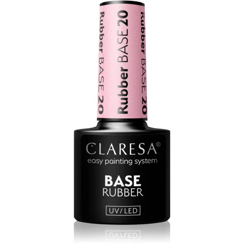 Claresa UV/LED Base Rubber βάση βερνίκι για τζελ νύχια απόχρωση 20 5 γρ