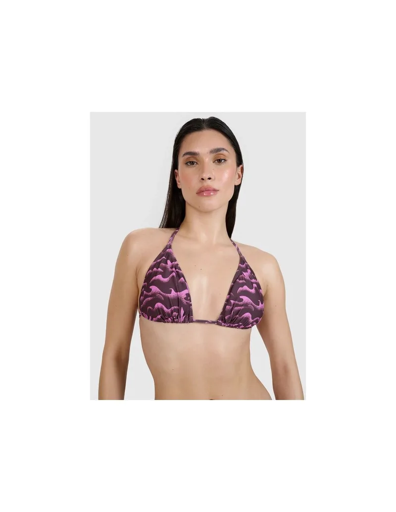 Women's Halter Bikini Top 4F 4FWSS25UBKTF07550A