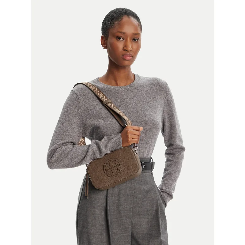 Τσάντα Tory Burch Mini Miller Crossbody 171955 Καφέ