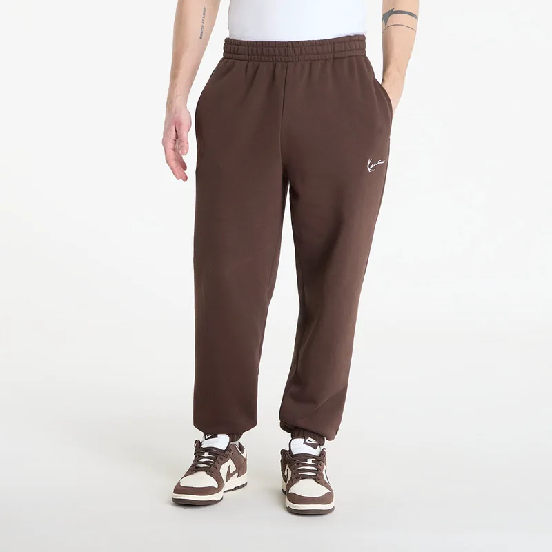 Φόρμα Karl Kani Small Signature Essential Baggy Sweatpants Brown S