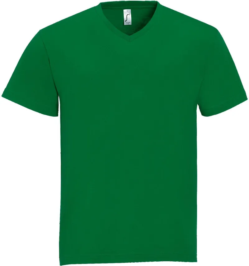 V-Neck T-Shirt Victory SOLS 11150 Kelly Green