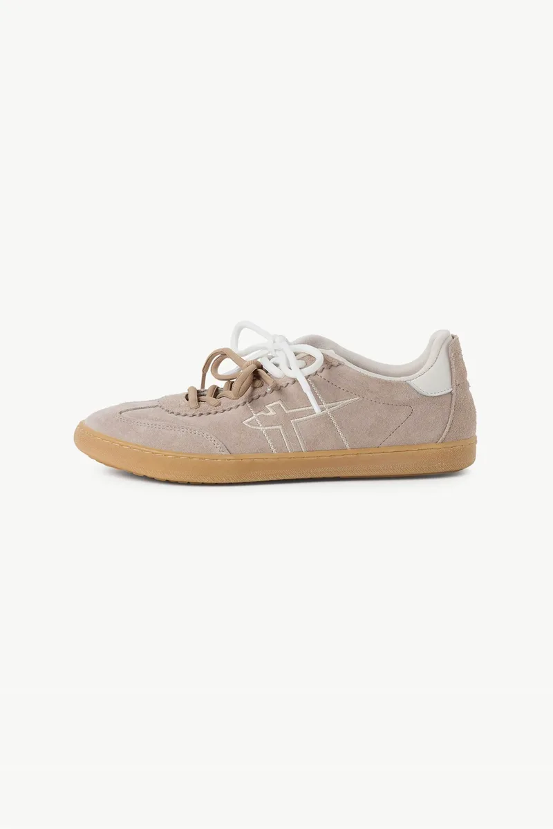 Tamaris γυναικεία sneakers μονόχρωμα - 1-23609-46 Καφέ Ανοιχτό