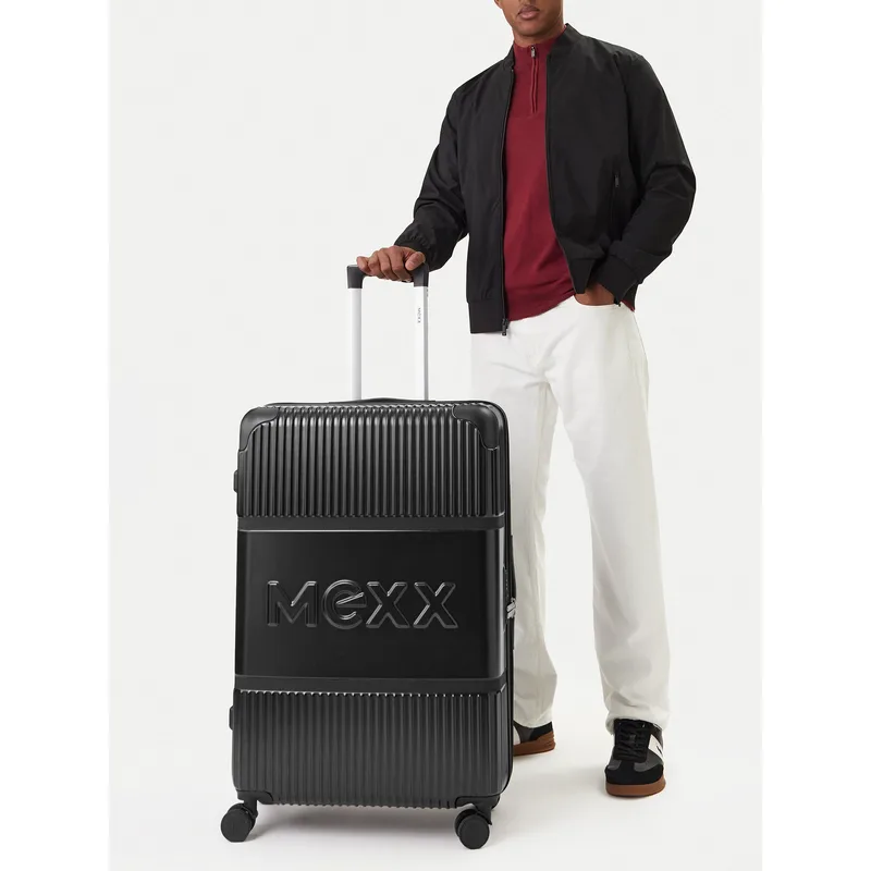 Μεγάλη Βαλίτσα MEXX CEO-MEXX-039-L-BLACK Μαύρο