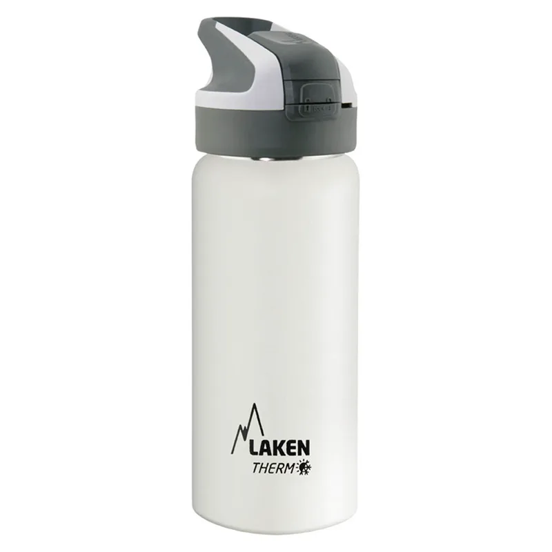 Παγούρι - Θερμός 500ml Με Καλαμάκι Laken Λευκό
