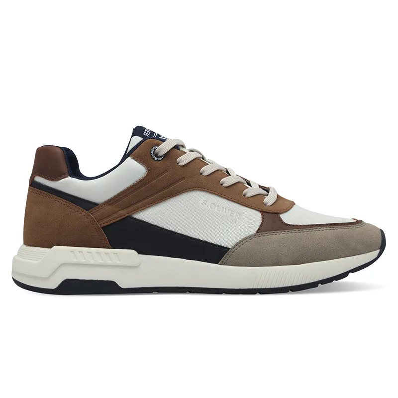 s.OLIVER ΑΝΔΡΙΚΟ SNEAKER 5-13603-42 110 WHITE COMB.