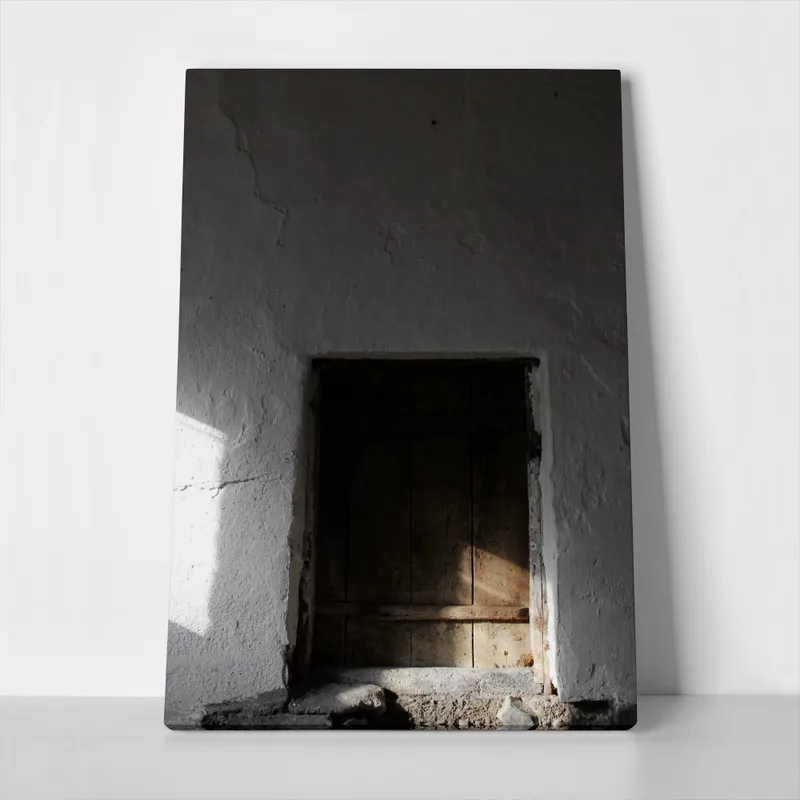 Πίνακας σε Καμβά RUSTIC FARMHOUSE WINDOW