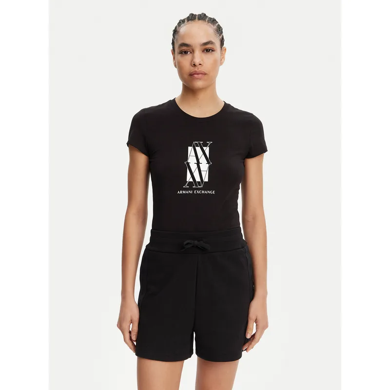 Armani Exchange T-Shirt XW000511 AF11929 UC001 Μαύρο Slim Fit