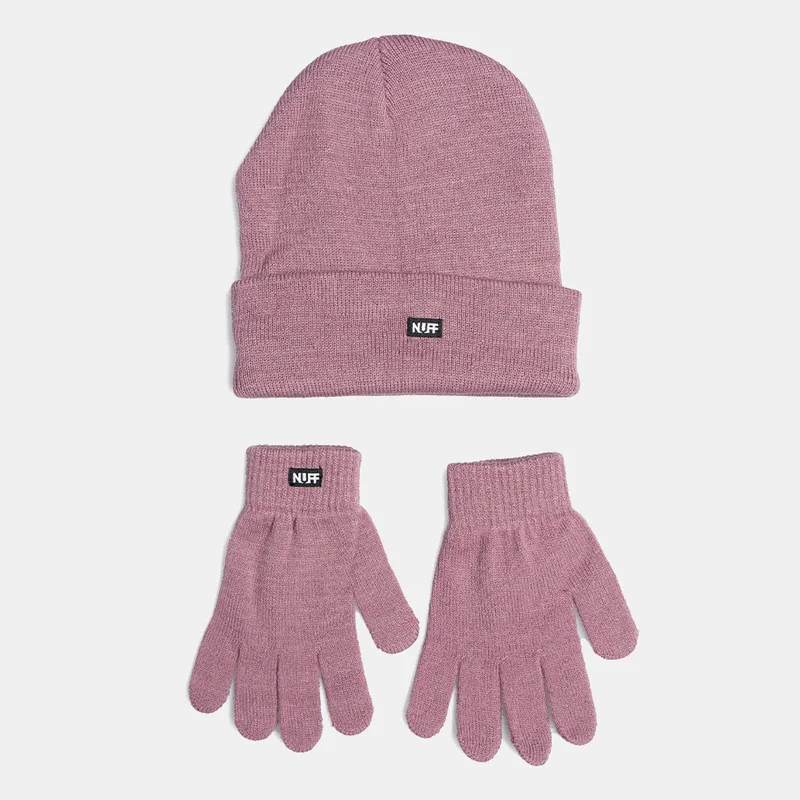 Nuff Kid's Knit Παιδικός Σκούφος & Γάντια (9000108703_60163)