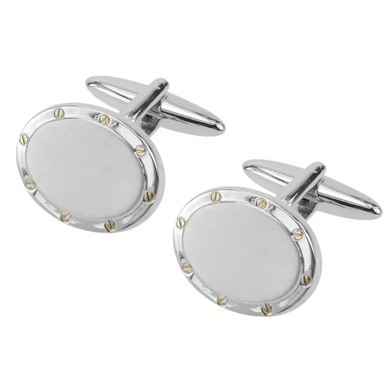 ASCOT Μανικετόκουμπα από ανοξείδωτο ατσάλι Silver JTC/0052L