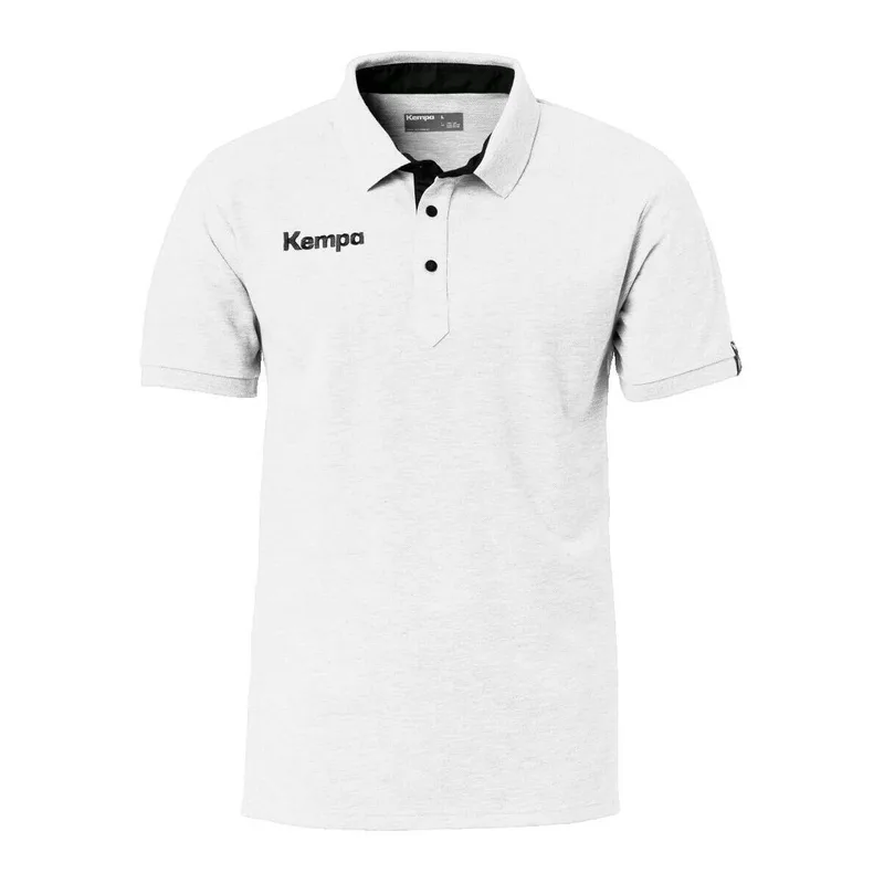 Πόλο με κοντά μανίκια Kempa Polo manches courtes Prime blanc