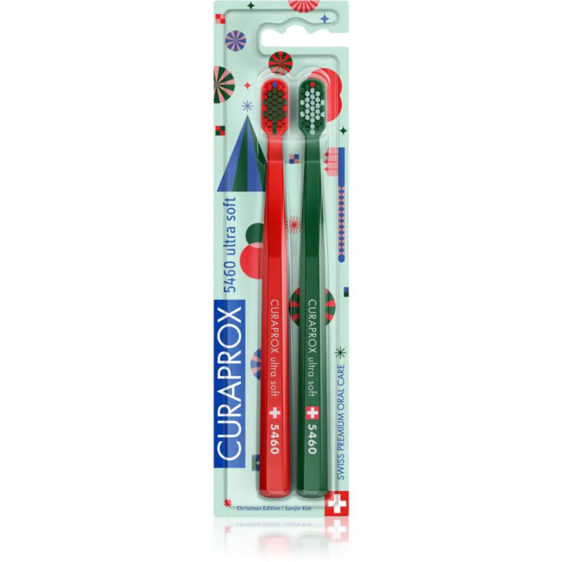 Curaprox 5460 Ultra Soft Christmas Edition οδοντόβουρτσες 2 τμχ