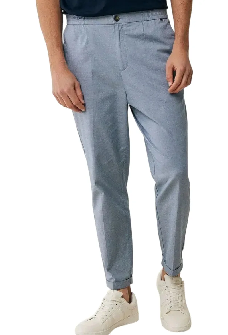 Παντελόνι Υφασμάτινο Mexx Cropped MF007003551M-Greyish Blue Ανδρικό