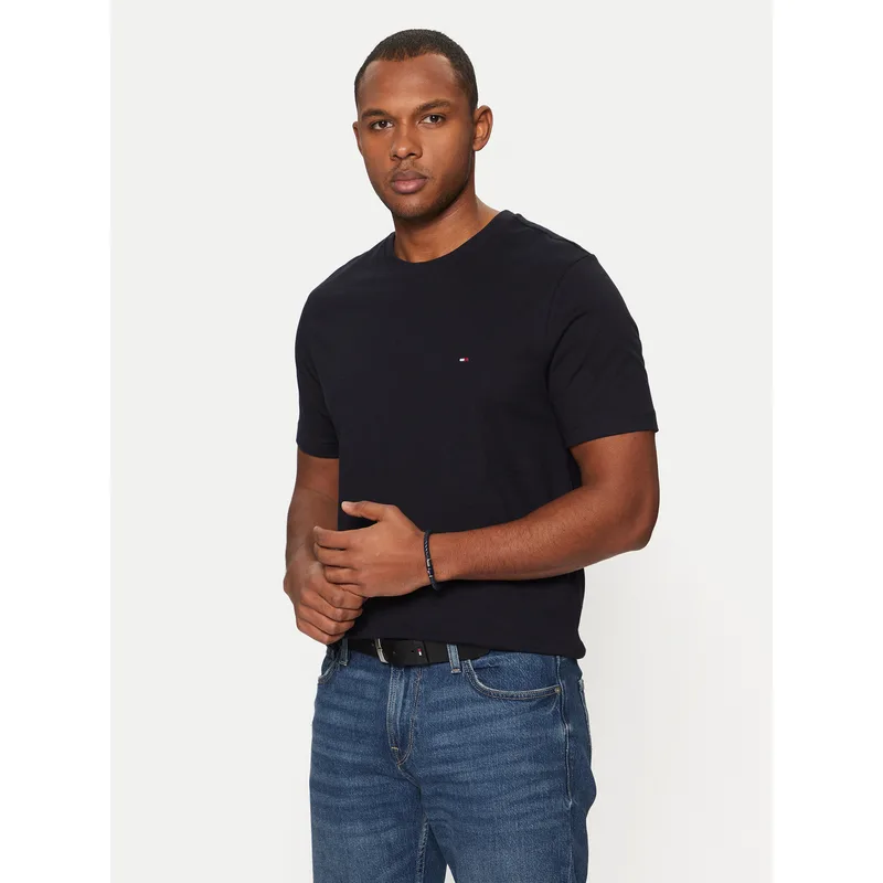 Tommy Hilfiger T-Shirt Essential MW0MW37267 Σκούρο μπλε Regular Fit