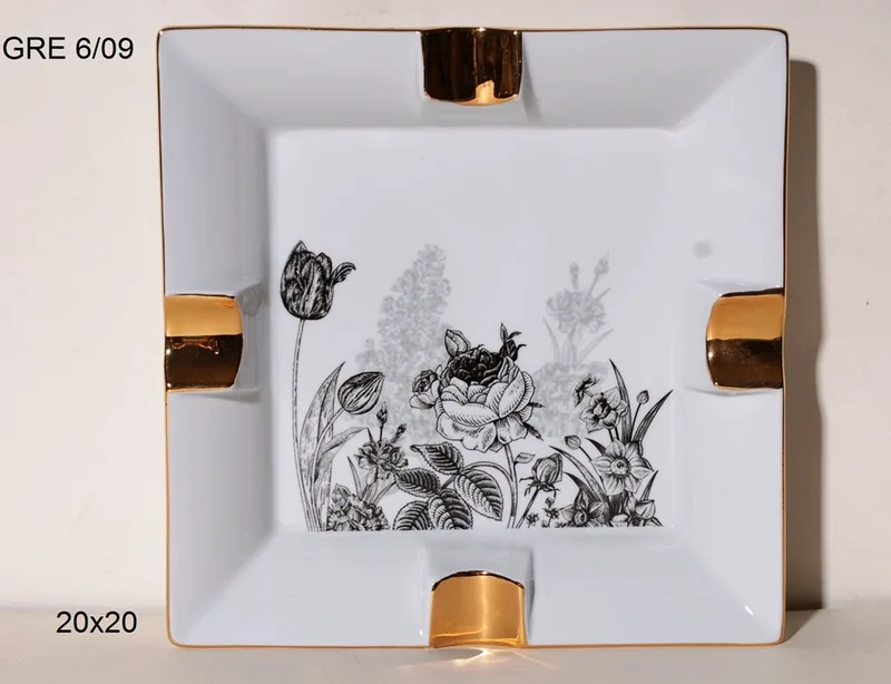 Τασάκι Πορσελάνης Royal Art 20x20εκ. GRE6/10 (Υλικό: Πορσελάνη) - Royal Art Collection - GRE6/10